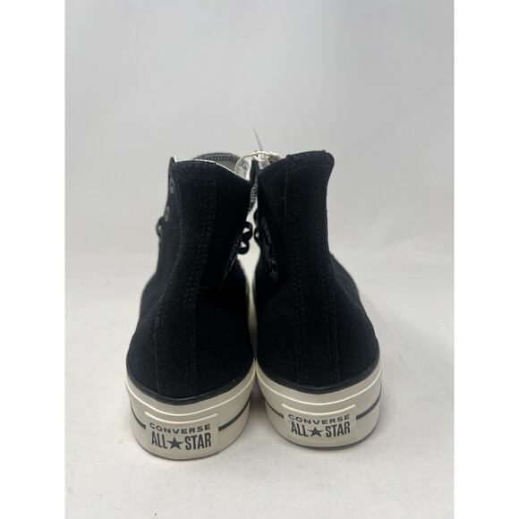 Converse Chuck 70 Suede Black With Camo Laces Size 7.5 M 9.5 W А02053C - Picture 4 of 7